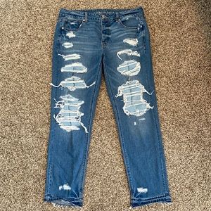 American eagle tomgirl jean size 12 long